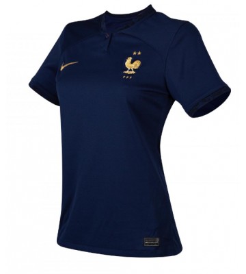 Maillot de foot France Domicile Femmes Monde 2022 Manches Courte